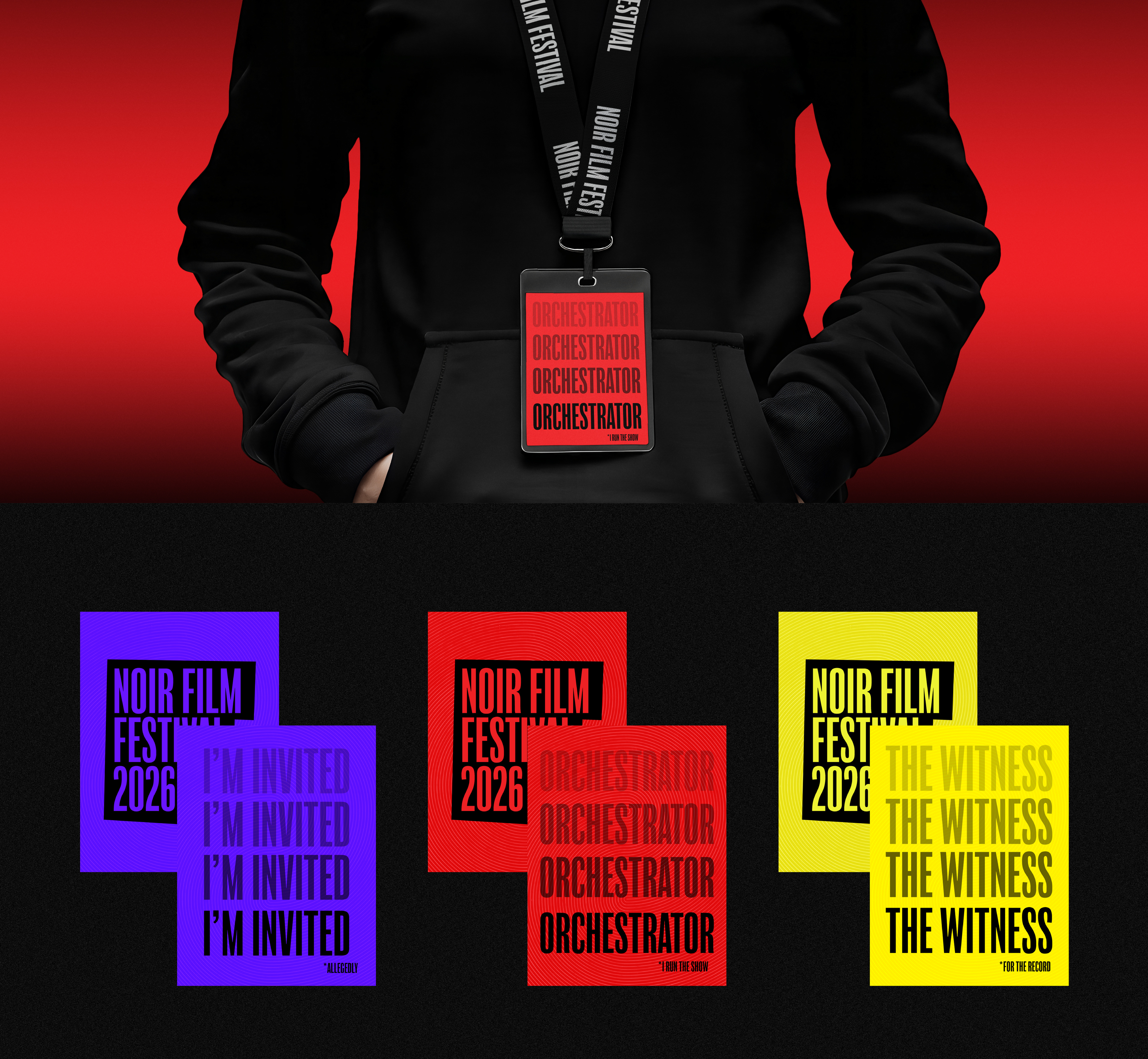 ID badges and lanyard