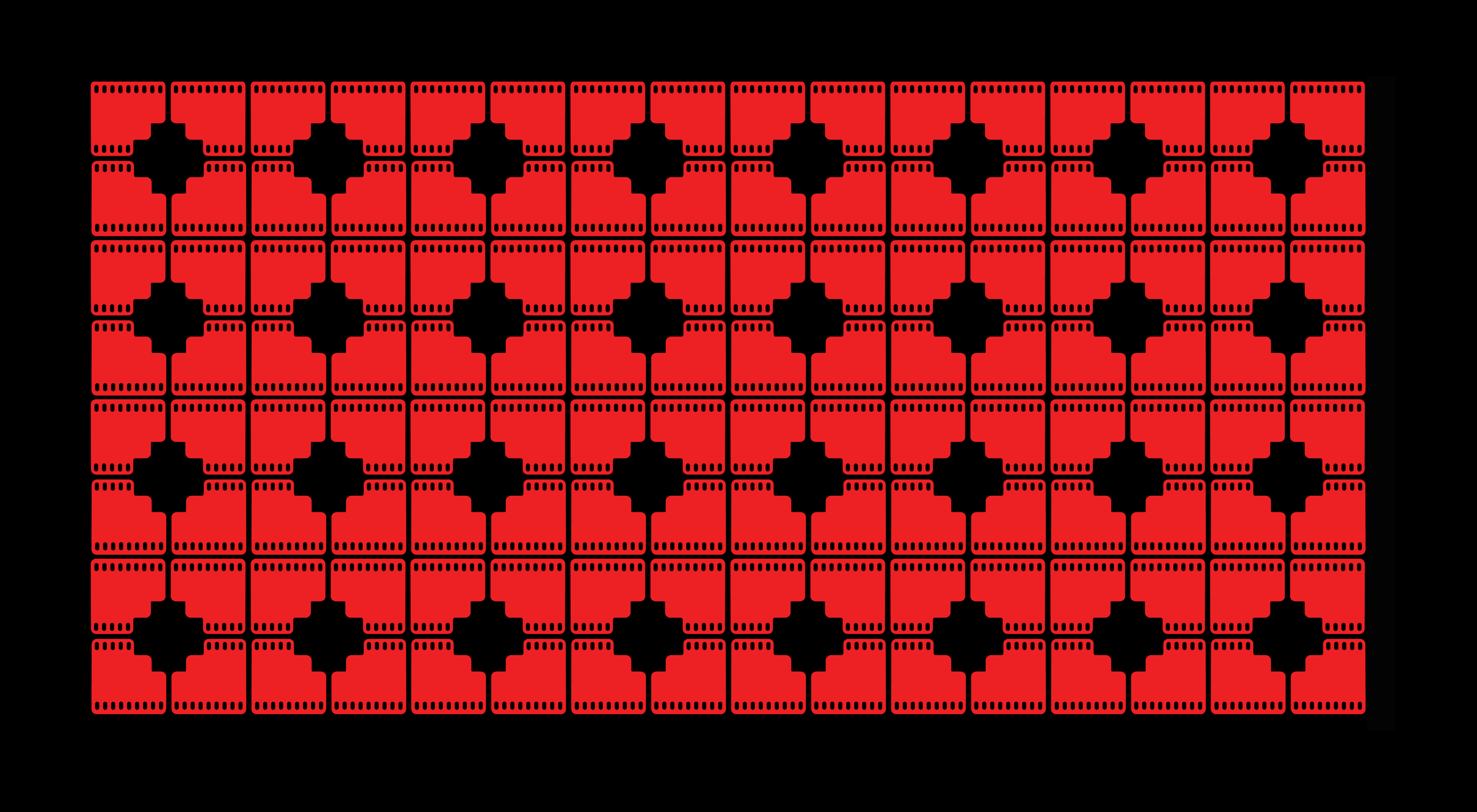 Film reel pattern